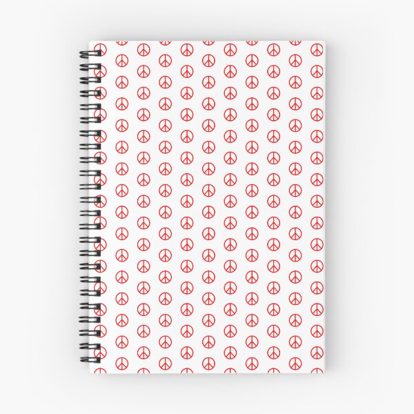 Item preview, Red Peace Sign Anti War Minimalist symbol designed and sold by pattern-archive.