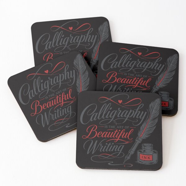 Item preview, Calligraphy Is the Art of Beautiful Writing – Elegant Pen & Ink Design designed and sold by Tadeusz1.