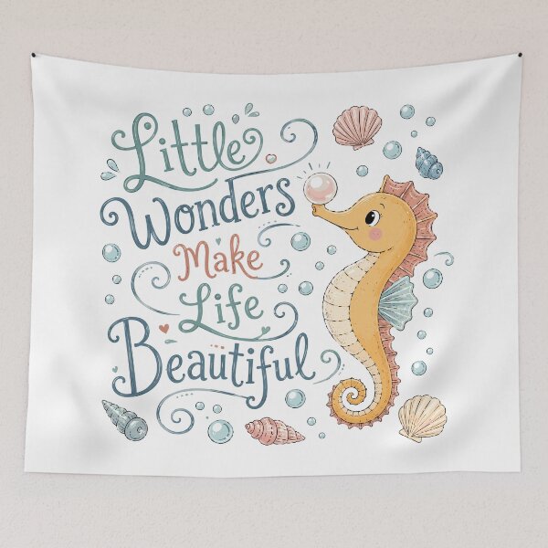 Item preview, Pearl Dreamer - Cute Seahorse designed and sold by bapupa.
