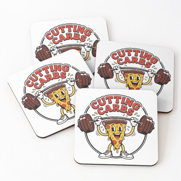 Item preview, Cutting Carbs Funny Pizza Fitness Gym 1930s Rubber Hose Vector designed and sold by Mdozet.