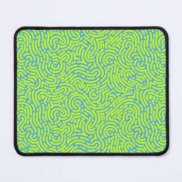 Item preview, Green Organic Rounded Jumble Maze Lines Seamless Pattern designed and sold by KAYJAY DESIGNS.