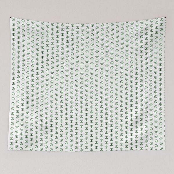 Item preview, Dark Green Peace Sign Anti War Minimalist symbol designed and sold by pattern-archive.