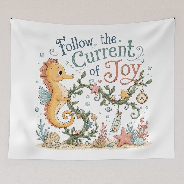 Item preview, Tide Dancer - Cute Seahorse designed and sold by bapupa.