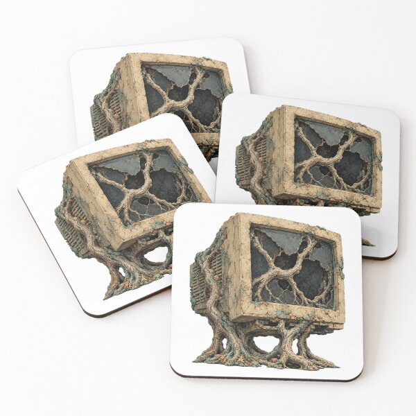 Item preview, CRT Root-Cast Ruin – Retro Computer Relic designed and sold by yagniikd-.