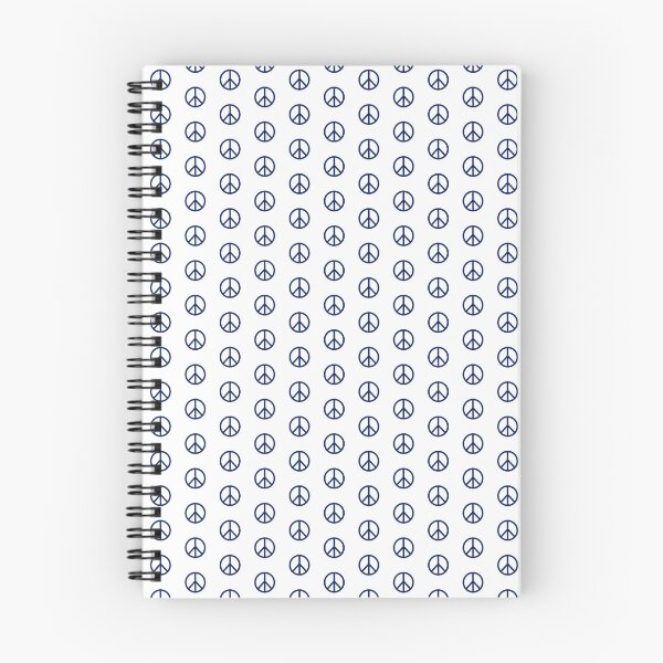 Item preview, Navy Blue Peace Sign Anti War Minimalist symbol designed and sold by pattern-archive.