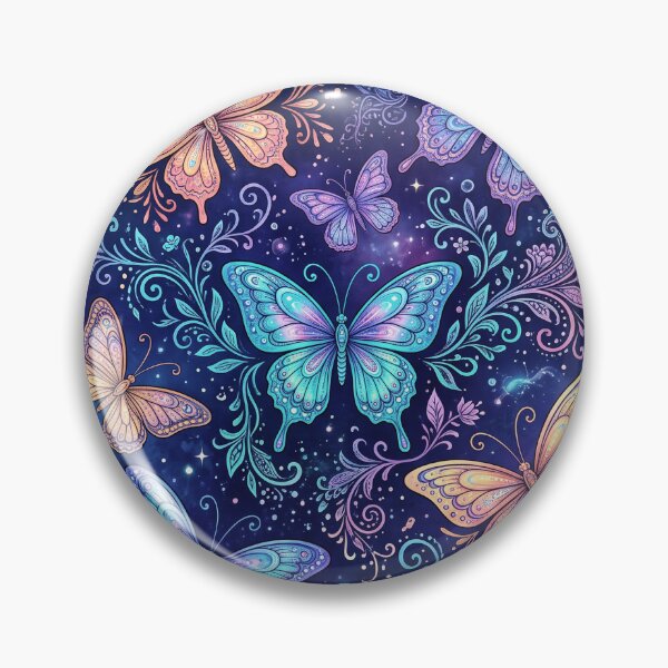 Item preview, Celestial Psychedelic Butterfly Pattern designed and sold by Steele-Art.