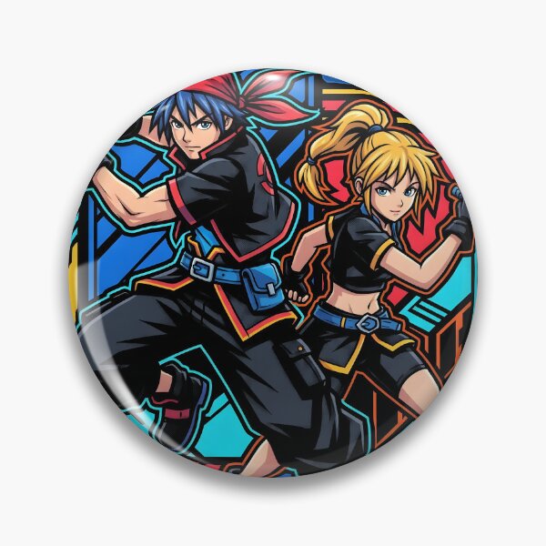Item preview, Serge And Kid Chrono Cross Vector Gaming Graphic Tee designed and sold by Senpaiwaves.