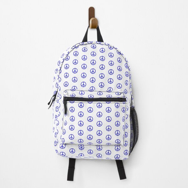 Item preview, Blue Peace Sign Anti War Minimalist symbol designed and sold by pattern-archive.