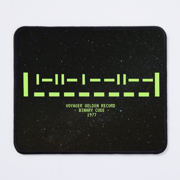 Item preview, Voyager Golden Record Binary Code | Ancient Signals | Minimalist Space History Gift designed and sold by Message from Earth.