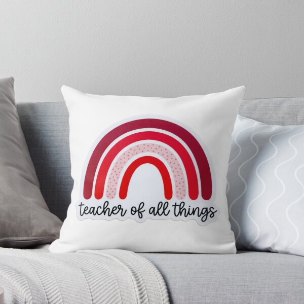 Item preview, Teacher of All Things Boho Rainbow Typography Design Cute Educator Gift designed and sold by raedattia.