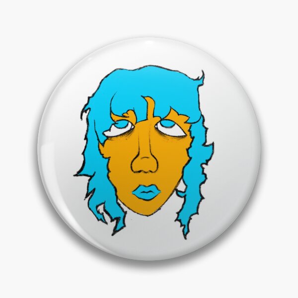 Item preview, Sad girl drawing yellow doodle art designed and sold by VANO!.