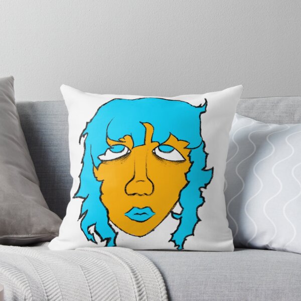 Item preview, Sad girl drawing yellow doodle art designed and sold by VANO!.