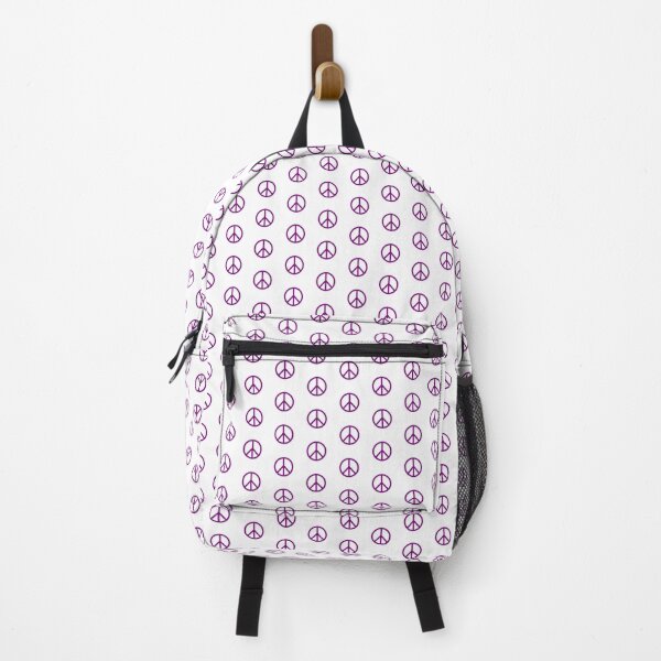 Item preview, Purple Peace Sign Anti War Minimalist symbol designed and sold by pattern-archive.