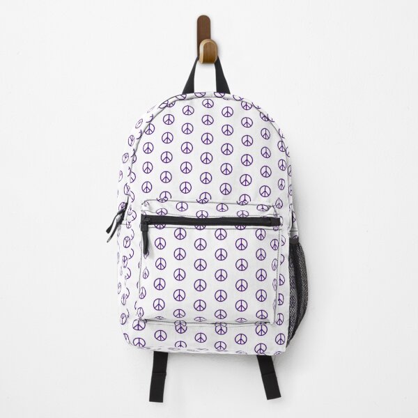 Item preview, Dark Purple Peace Sign Anti War Minimalist symbol designed and sold by pattern-archive.