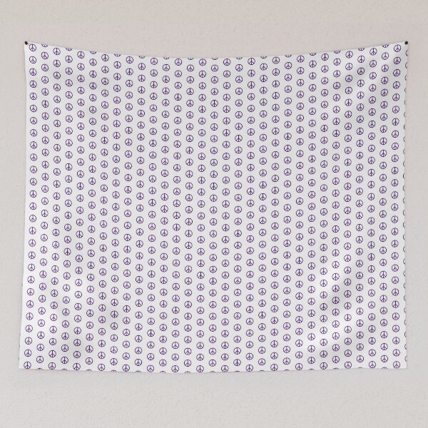 Item preview, Dark Purple Peace Sign Anti War Minimalist symbol designed and sold by pattern-archive.