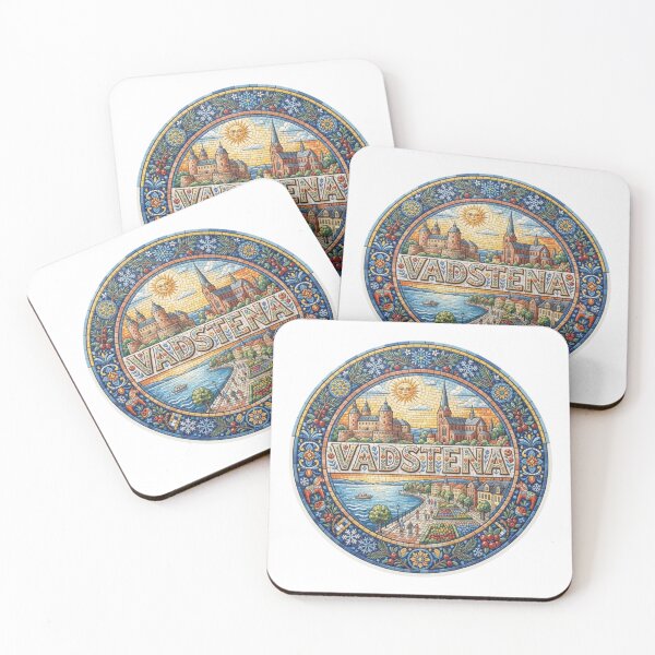 Item preview, Vadstena Castle Mosaic Travel Sticker Summer Souvenir designed and sold by Imaginarium of Chaos falcon88 .