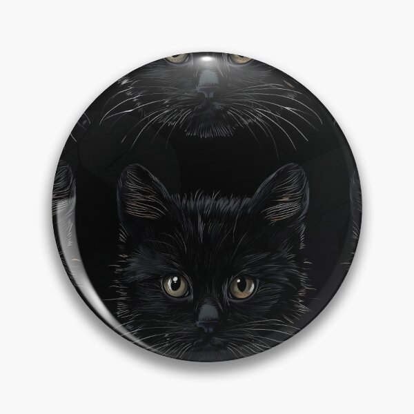 Item preview, Black Cat Face Seamless Pattern designed and sold by store52.