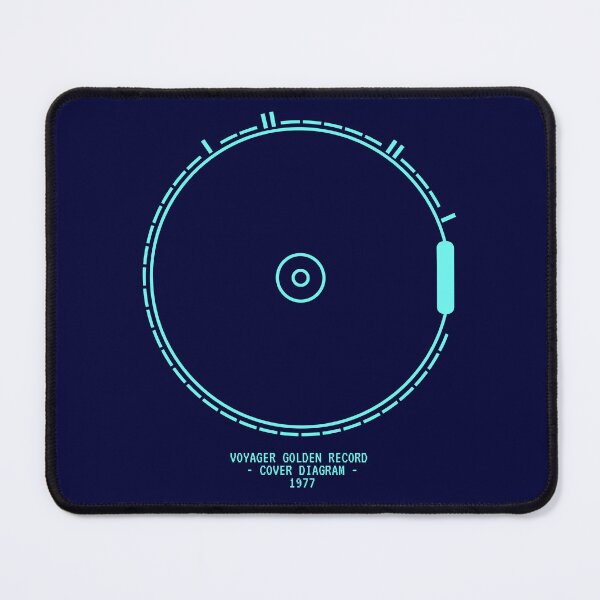 Item preview, Voyager Golden Record Playback Diagram | Ancient Signals | Vintage Space Art Gift designed and sold by Message from Earth.