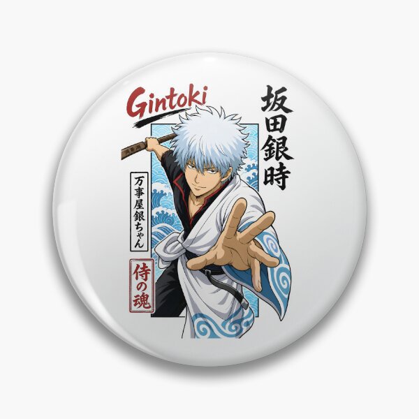 Item preview, Silver Hair Samurai Wooden Sword Wave Portrait designed and sold by sidki-SDK.