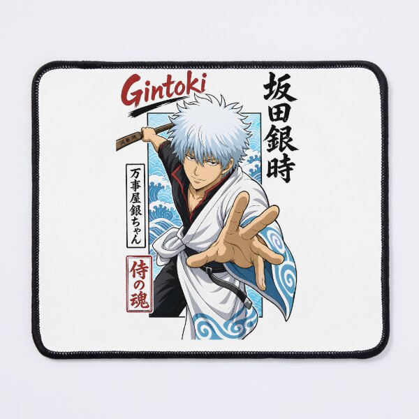 Item preview, Silver Hair Samurai Wooden Sword Wave Portrait designed and sold by sidki-SDK.
