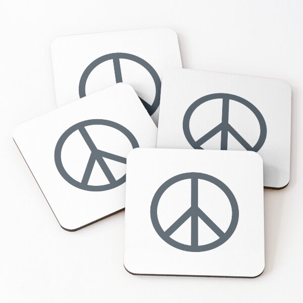 Item preview, Charcoal Peace Sign Anti War Minimalist symbol designed and sold by pattern-archive.