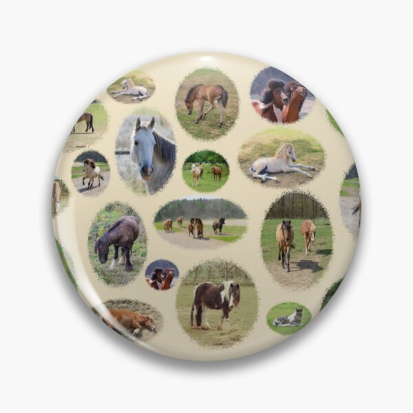 Item preview, Pony and Horse Paradise Photo Collage designed and sold by MarionsArt.