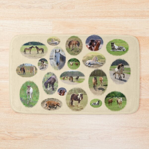 Item preview, Pony and Horse Paradise Photo Collage designed and sold by MarionsArt.