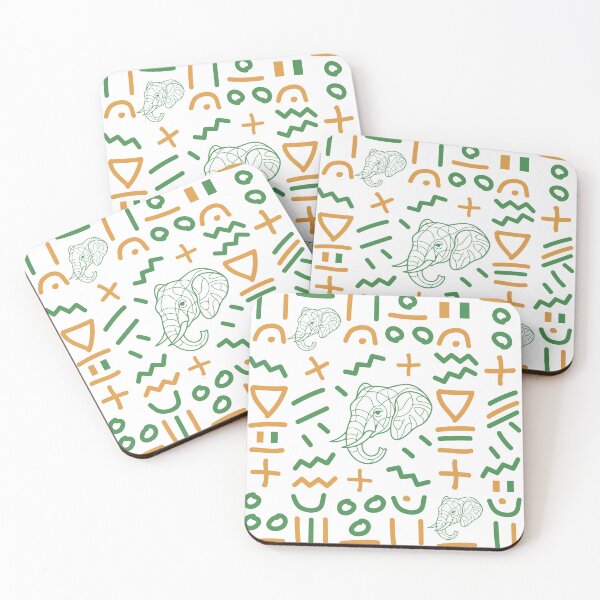 Item preview, Traditional African Print: Bogolan Style Ivory Coast designed and sold by Wolagno.