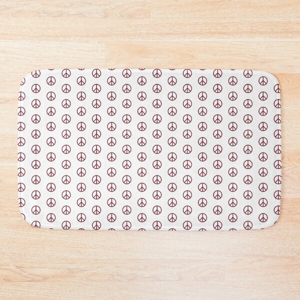 Item preview, Burgundy Peace Sign Anti War Minimalist symbol designed and sold by pattern-archive.