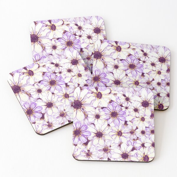 Item preview, Elegant Purple Dried Flowers Botanical Seamless Pattern designed and sold by Elżbieta  Kaps.