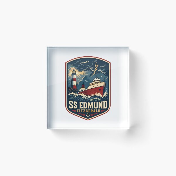 Item preview, SS Edmund Fitzgerald designed and sold by FrontierCosmic.