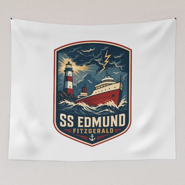 Item preview, SS Edmund Fitzgerald designed and sold by FrontierCosmic.