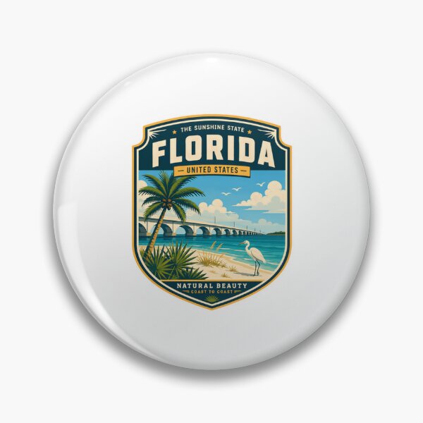 Item preview, The Sunshine State Florida United States Natural Beauty Coast To Coast Florida Lover Travel Souvenir designed and sold by HumansStuck12.