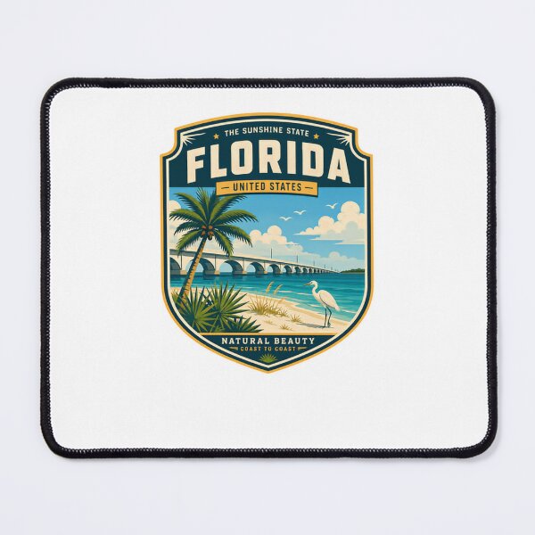 Item preview, The Sunshine State Florida United States Natural Beauty Coast To Coast Florida Lover Travel Souvenir designed and sold by HumansStuck12.