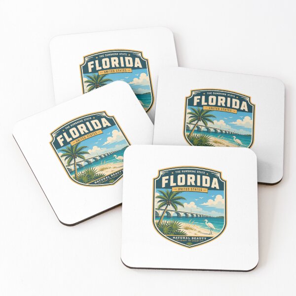 Item preview, The Sunshine State Florida United States Natural Beauty Coast To Coast Florida Lover Travel Souvenir designed and sold by HumansStuck12.