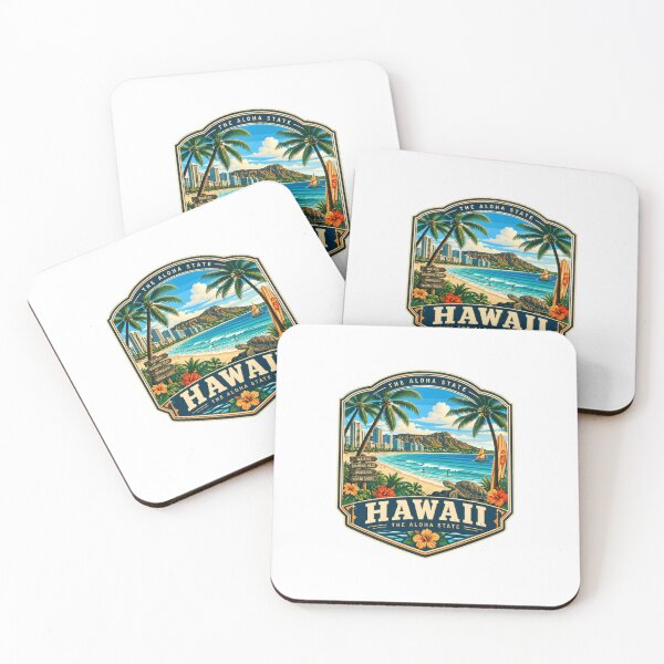Item preview, Hawaii The Aloha State Waikiki Beach Travel Vacation designed and sold by HumansStuck12.