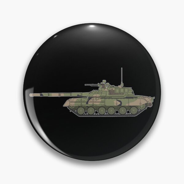 Item preview, T-80 Battle Tank Side View Camouflage Minimal Vector Art designed and sold by FAawRay.