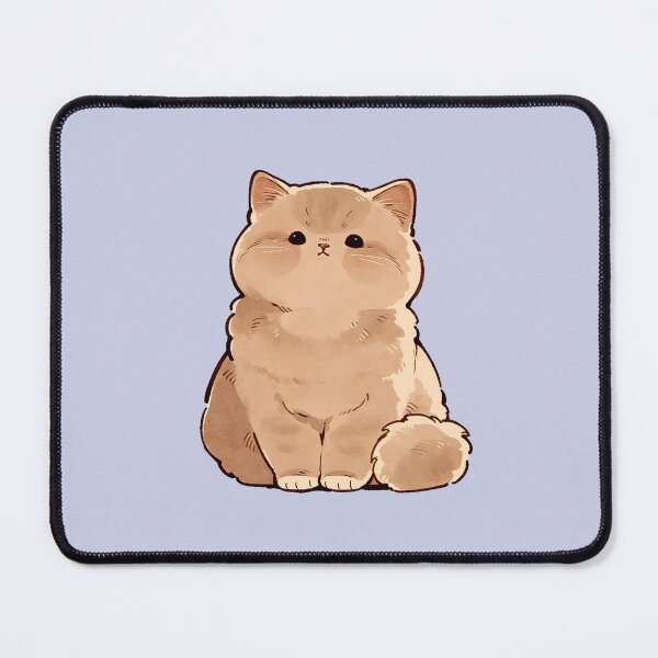 Item preview, Cute Fluffy Cream Cat Kawaii Kitten designed and sold by jianina-alondra.