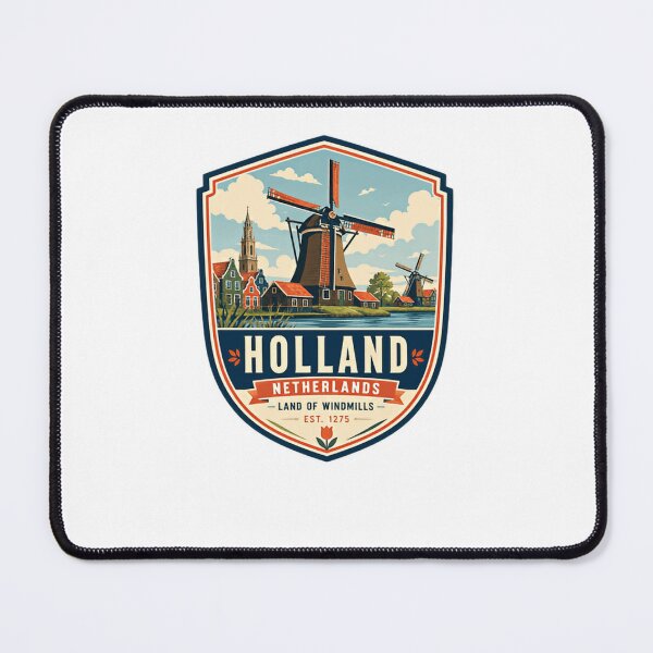 Item preview, Holland Netherlands Land Of Windmills Est 1275 Dutch Travel Souvenir designed and sold by HumansStuck12.