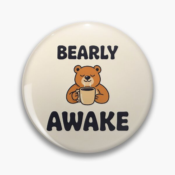 Item preview, Bearly Awake Bear designed and sold by C-Plus-Home.