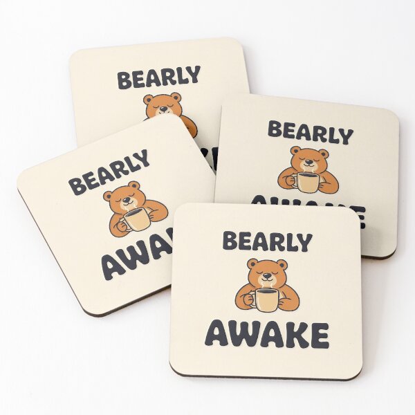 Item preview, Bearly Awake Bear designed and sold by C-Plus-Home.