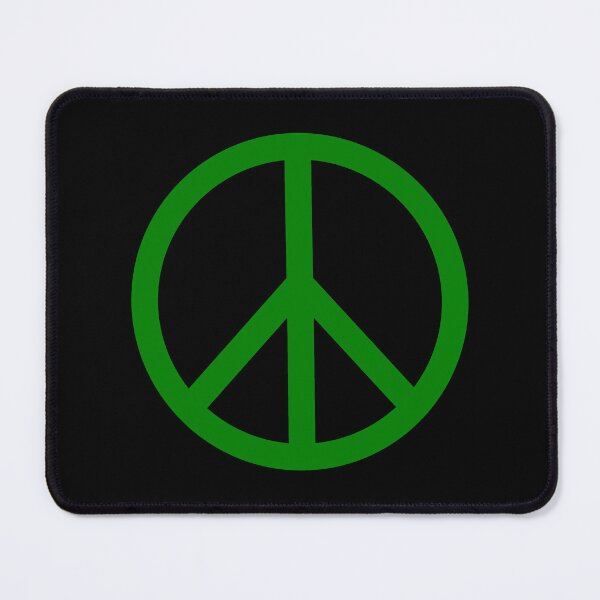 Item preview, Green Peace Sign Anti War Minimalist symbol designed and sold by pattern-archive.