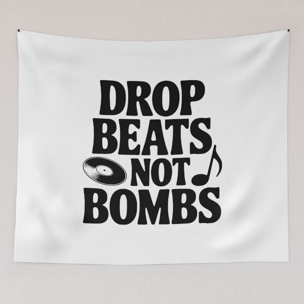 Item preview, Drop Beats Not Bombs designed and sold by Frank Ring.