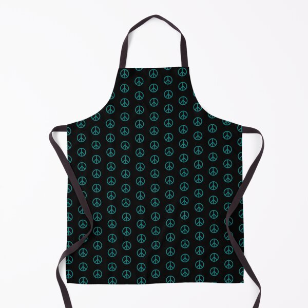 Item preview, Teal Peace Sign Anti War Minimalist symbol designed and sold by pattern-archive.