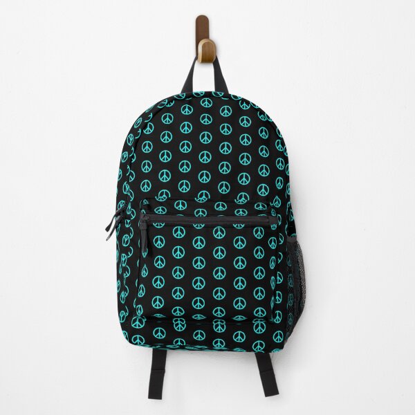 Item preview, Cyan Peace Sign Anti War Minimalist symbol designed and sold by pattern-archive.