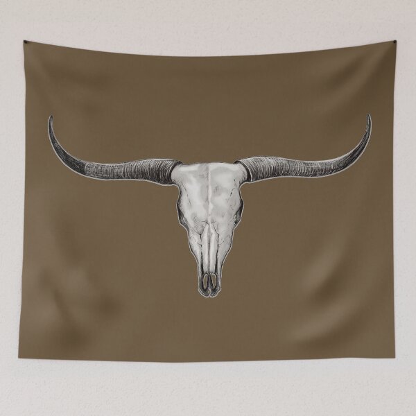 Item preview, Longhorn Bull Skull designed and sold by oz10.