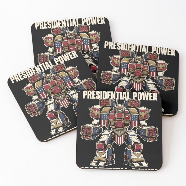 Item preview, The President's Mech Metal Wolf Chaos Vector Gaming Graphic Tee designed and sold by Senpaiwaves.