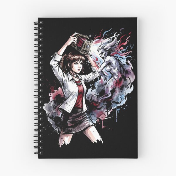 Item preview, Miku And The Camera Obscura Fatal Frame Ink Video Game Streetwear Tee designed and sold by Senpaiwaves.