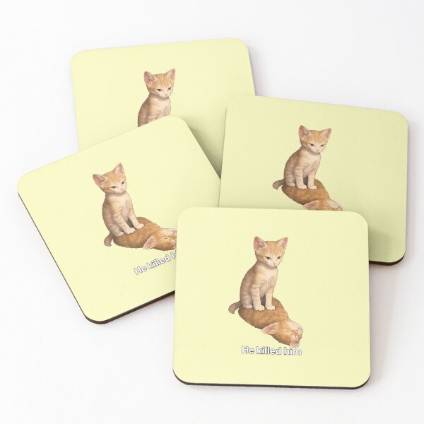 Item preview, Orange Kitten Standing on His Sleeping Friend designed and sold by Orange Cato.