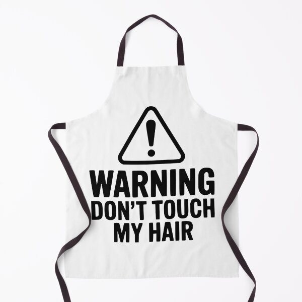 Item preview, Warning Don't Touch My Hair designed and sold by Frank Ring.
